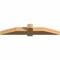 Ekena Millwork Eugene Smooth Timber Gable Bracket, Western Red Cedar, 60"W x 10"H x 5 1/2"D x 5 1/2"F, 4/12 Pitch GBW060X10X0606EUG00SWR - alternate 2